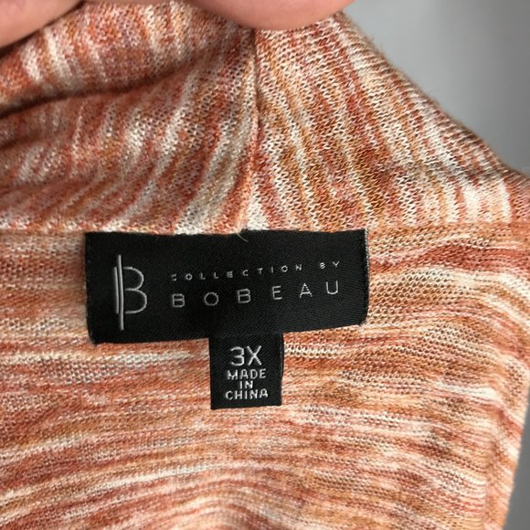 B Collection by Bobeau Women's Open Drape Front Cardigan Sweater ~ Size 3X - Picture 5 of 5